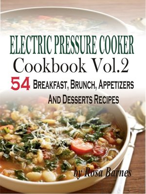 cover image of Electric Pressure Cooker Cookbook
